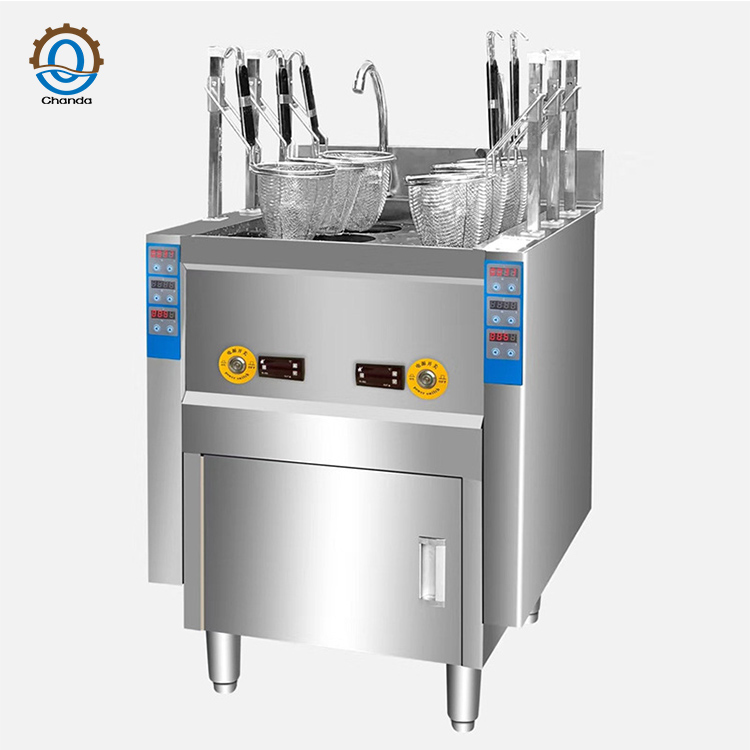Electric 6 Head Auto Lifting Cooking Machine